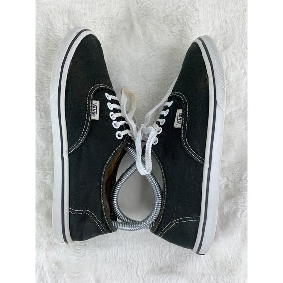Vans Black Classic Lace-Up Canvas Sneakers Men's 5.5 / Women's 7 - Picture 5 of 8